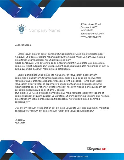 Company Letterhead Example UK: Professional Templates.